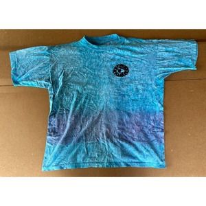 Vintage 90s Retro Pro Spirit Tie-Dye Shirt Size L Single Stitch